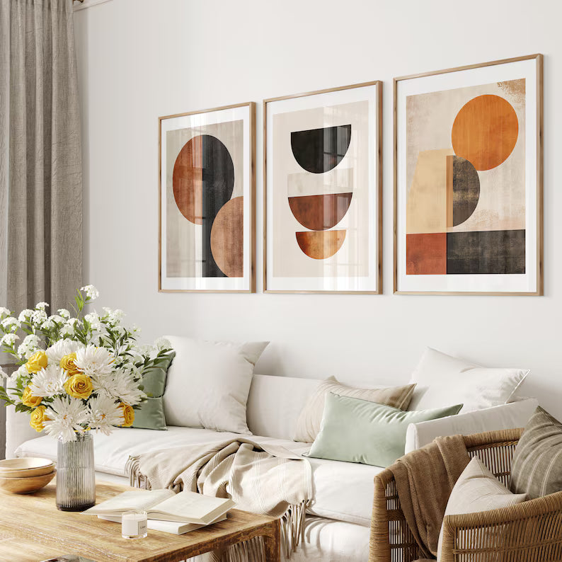 3 tableaux d'art mural