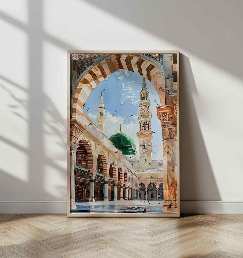 "Trilogie Sacrée : Une Ode Visuelle aux Lieux Saints de l'Islam"