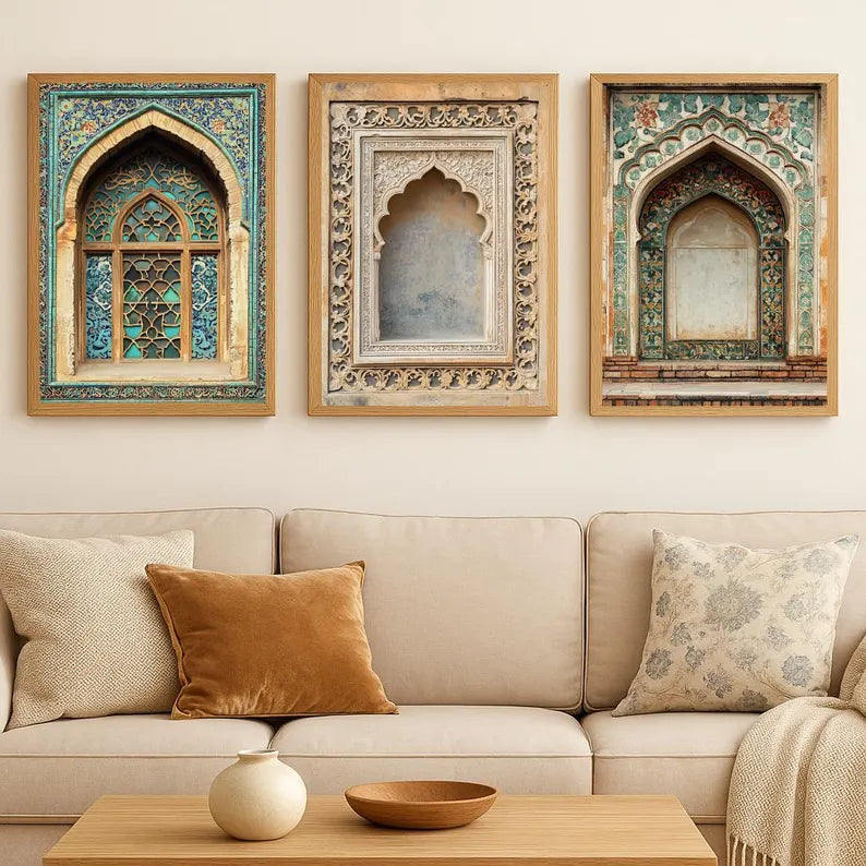 3 tableaux décoratifs marocaines : Décoration murale islamique